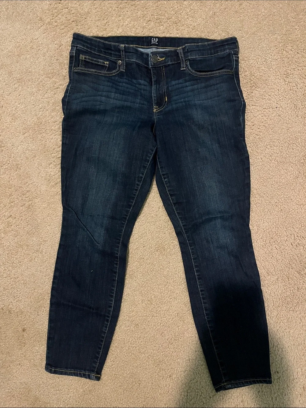 GAP Women's Dark Blue Slim Skinny Jeans